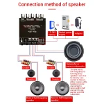 ZK-ST21 2.1 Channel Bluetooth Amplifier Board – 100W+100W+200W – Wuzhi Audio Bangladesh - Image 5