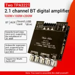 ZK-ST21 2.1 Channel Bluetooth Amplifier Board – 100W+100W+200W – Wuzhi Audio Bangladesh - Image 4