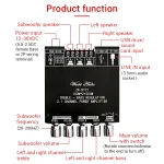 ZK-ST21 2.1 Channel Bluetooth Amplifier Board – 100W+100W+200W – Wuzhi Audio Bangladesh - Image 3